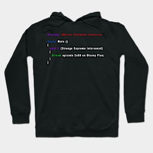 Doctor Main S02 {Marvel Coding} Funny Hoodie